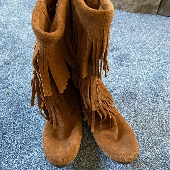 Minnetonka Shoes Women Moccasins By Minnie Tonka Poshmark